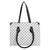 Veronly classic checkered tote bag
