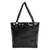 Veronly textured faux leather tote bag with tassel charm