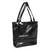 Veronly textured faux leather tote bag with tassel charm