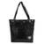 Veronly textured faux leather tote bag with tassel charm