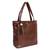 Veronly textured faux leather tote bag with tassel charm
