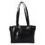 Veronly croc textured shoulder tote bag with printed scarf detail