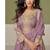 Light purple heavy shimmer silk full stitched free size upto 42 gharara suits
