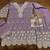 Light purple heavy shimmer silk full stitched free size upto 42 gharara suits
