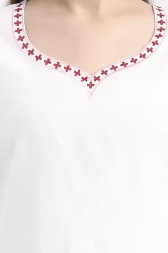 roman silk white kurta dupatt pant set