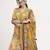 yellow lensing flare kurta dupatta set