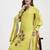 mul chanderi lemon yellow kurta dupatta pant set