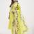 mul chanderi lemon yellow kurta dupatta pant set