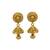 Traditional & Antique Bridal Long Mala Necklace Set with 3 line Golden Polish Beads for Traditional Women Jewellery