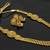Traditional & Antique Bridal Long Mala Necklace Set with 3 line Golden Polish Beads for Traditional Women Jewellery
