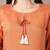 rust mul chanderi silk keyhole neck a-line kurta trouser dupatta set