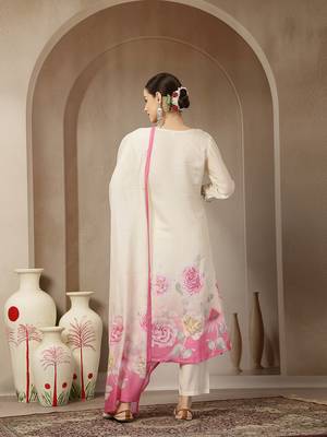 cream and pink chanderi silk embroidery straight kurta trouser dupatta se 3