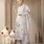 mul chanderi light grey kurta dupatt pant set