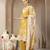 mul chanderi yellow kurta dupatta pant set