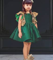 Couture party wear dress for baby girl