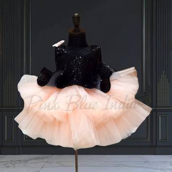 Peplum party wear frock for baby girl 1