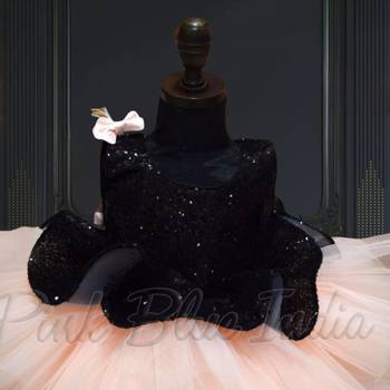 Peplum party wear frock for baby girl 2