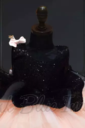 Peplum party wear frock for baby girl