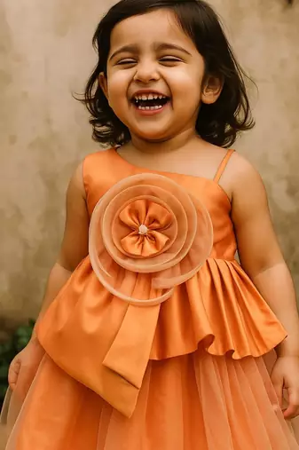 Flower birthday dress & outfit for girl