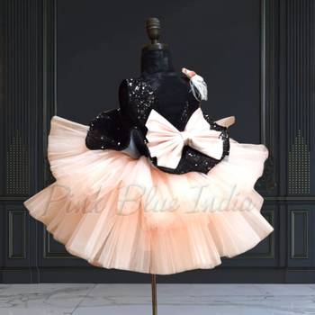 Peplum party wear frock for baby girl 4