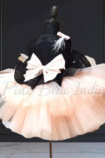 Peplum party wear frock for baby girl