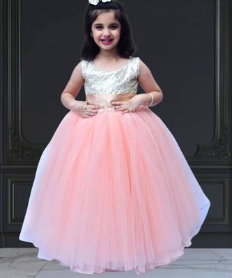 Cute birthday gown for girls – baby birthday outfit 1