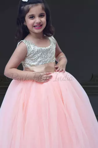 Cute birthday gown for girls – baby birthday outfit