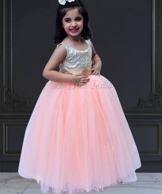 Cute birthday gown for girls – baby birthday outfit 3