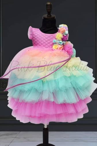 Buy online unicorn gown, unicorn inspired party dress