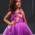 Party wear dress for birthday girl – girls long tail dress