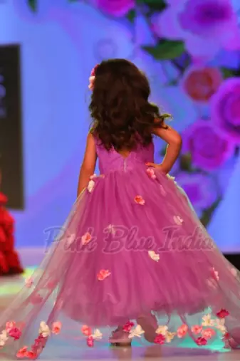 Party wear dress for birthday girl – girls long tail dress