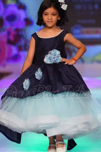 Blue dresses for baby girl birthday party