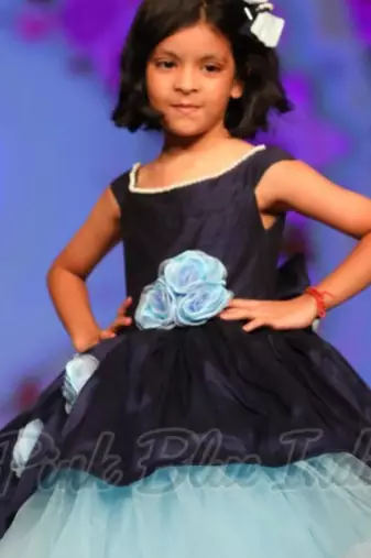 Blue dresses for baby girl birthday party