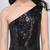 Black sequin mermaid prom dress