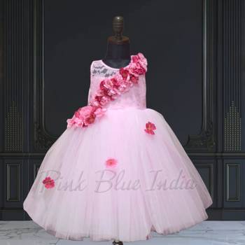Stylish back with big bow party dress 1
