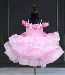 Pink girls off shoulder dress online