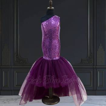 Mermaid birthday dress & party wear gowns for kids 1