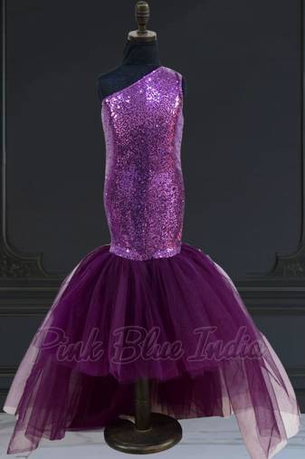 Mermaid birthday dress & party wear gowns for kids