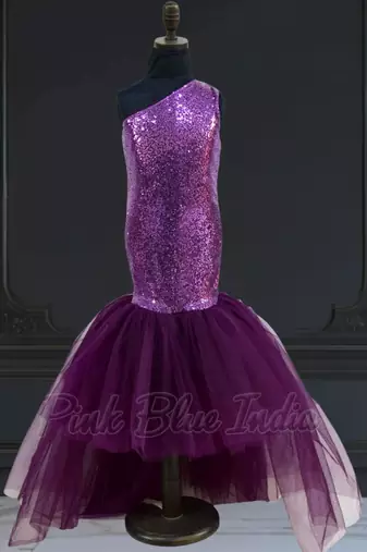 Mermaid birthday dress & party wear gowns for kids