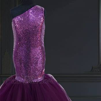 Mermaid birthday dress & party wear gowns for kids 2
