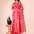 red banrasi art silk with jacquard work and zari weaving saree with blouse