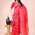 red banrasi art silk with jacquard work and zari weaving saree with blouse