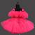 Hot pink barbie dress for baby girl birthday