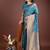 sea green banrasi art silk with jacquard work and zari weaving saree with blouse