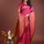 magenta banrasi art silk with jacquard work and zari weaving saree with blouse