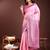 light pink lichi art silk with woven zari work saree with blouse