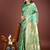 green lichi art silk with jacquard work and zari weaving saree with blouse