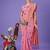 light pink linen cotton with jacquard work and zari weaving saree with blouse