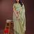 light green cotton with with jacquard work and zari weaving saree with blouse