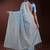 sky blue cotton with with jacquard work and zari weaving saree with blouse